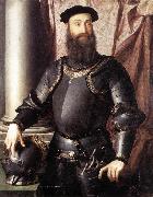 BRONZINO, Agnolo Portrait of Stefano IV Colonna oil painting on canvas